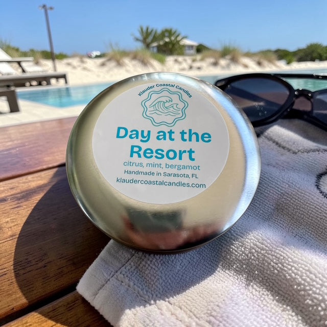 Day at the Resort - Silver Tin