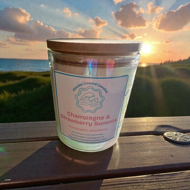 Champagne and Strawberry Sunsets