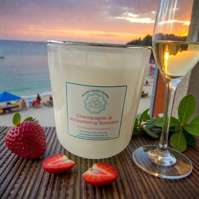 Champagne and Strawberry Sunsets